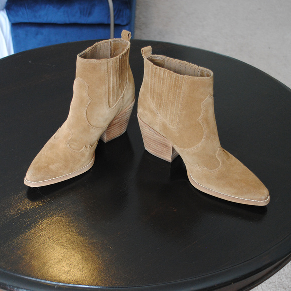 Sam Edelman Winona Bootie Hazelnut Worn 